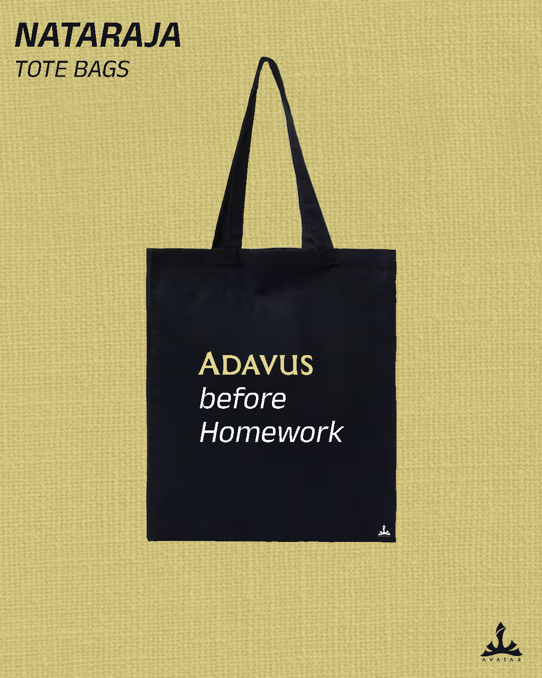 Nataraja Tote Bag - 2 Side Print