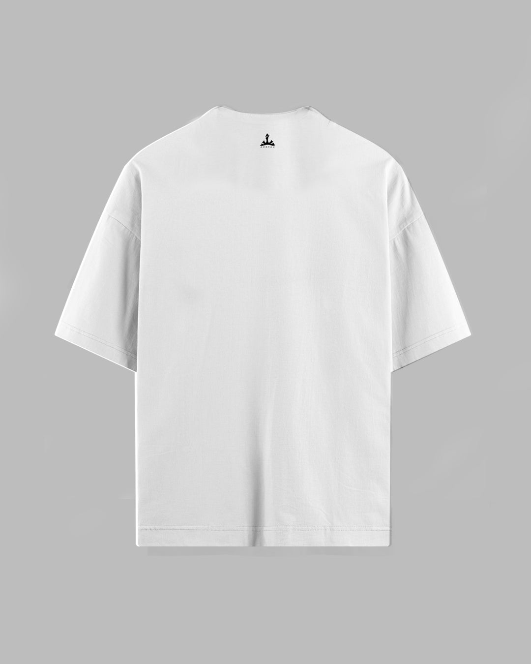 SIMPLE ಜೀವ್ನ ಇವ್ರೆ! - WHITE - Premium Oversized TShirt